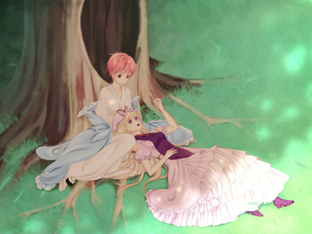 绽于枝垂樱下~Flowering Across the Hakugyokuroufor windows and Linux 1