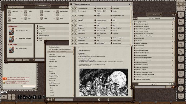скриншот Fantasy Grounds - Dungeon Crawl Classics Ruleset (DCC) 0