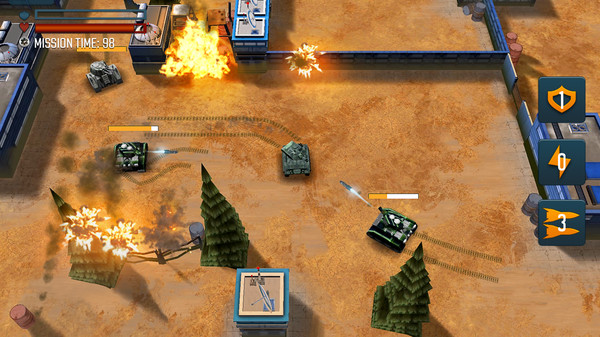 скриншот Tank Battle Heroes: Iron Warfare 1