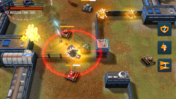 скриншот Tank Battle Heroes: Iron Warfare 2