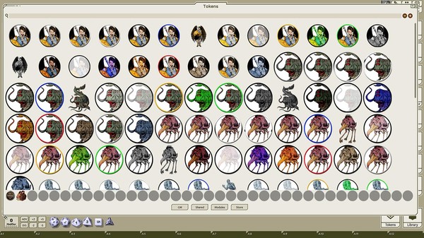 скриншот Fantasy Grounds - Creatures A-Z, Volume 9 (Token Pack) 1