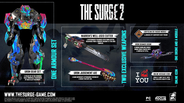 скриншот The Surge 2 - URBN Gear Pack 0
