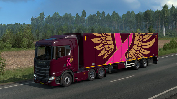 скриншот Euro Truck Simulator 2 - Pink Ribbon Charity Pack 0