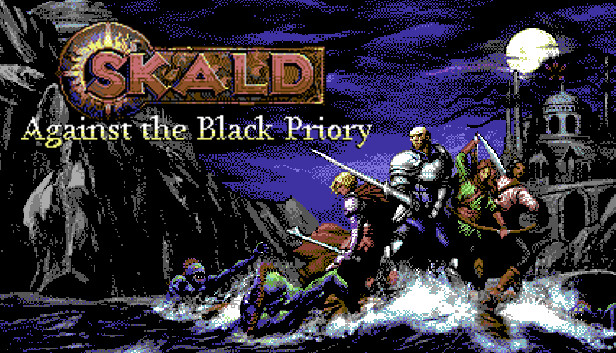 Imagen de la cápsula de "SKALD: Against the Black Priory" que utilizó RoboStreamer para las transmisiones en Steam