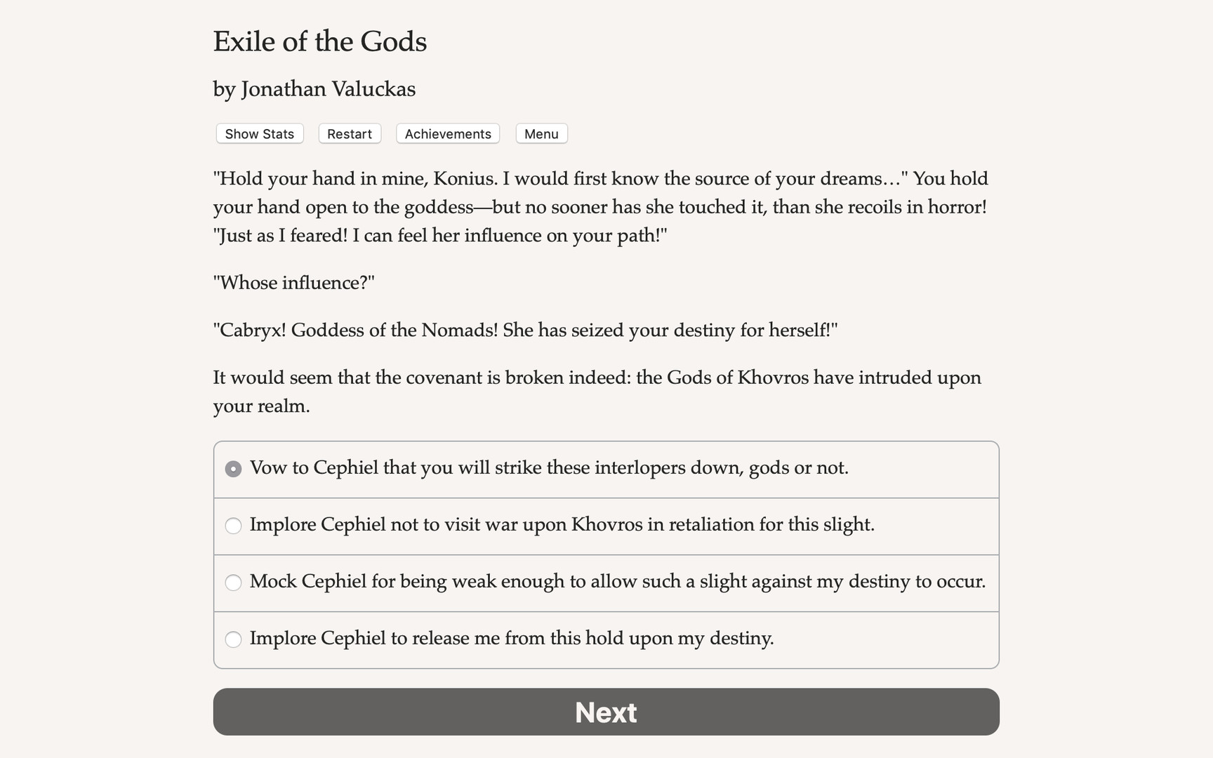 Exile of the Gods Demo #4