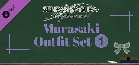 senran kagura reflexions - murasaki outfit set 1 vertical card thumbnail