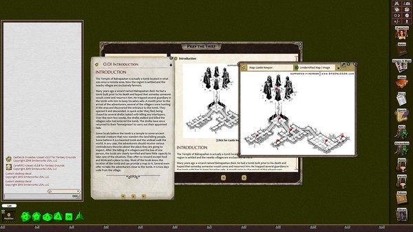 скриншот Fantasy Grounds - Castles & Crusades Adventure Pack Volume 1 (C&C) 2