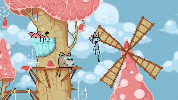 Screenshot of Mushroom Cats
