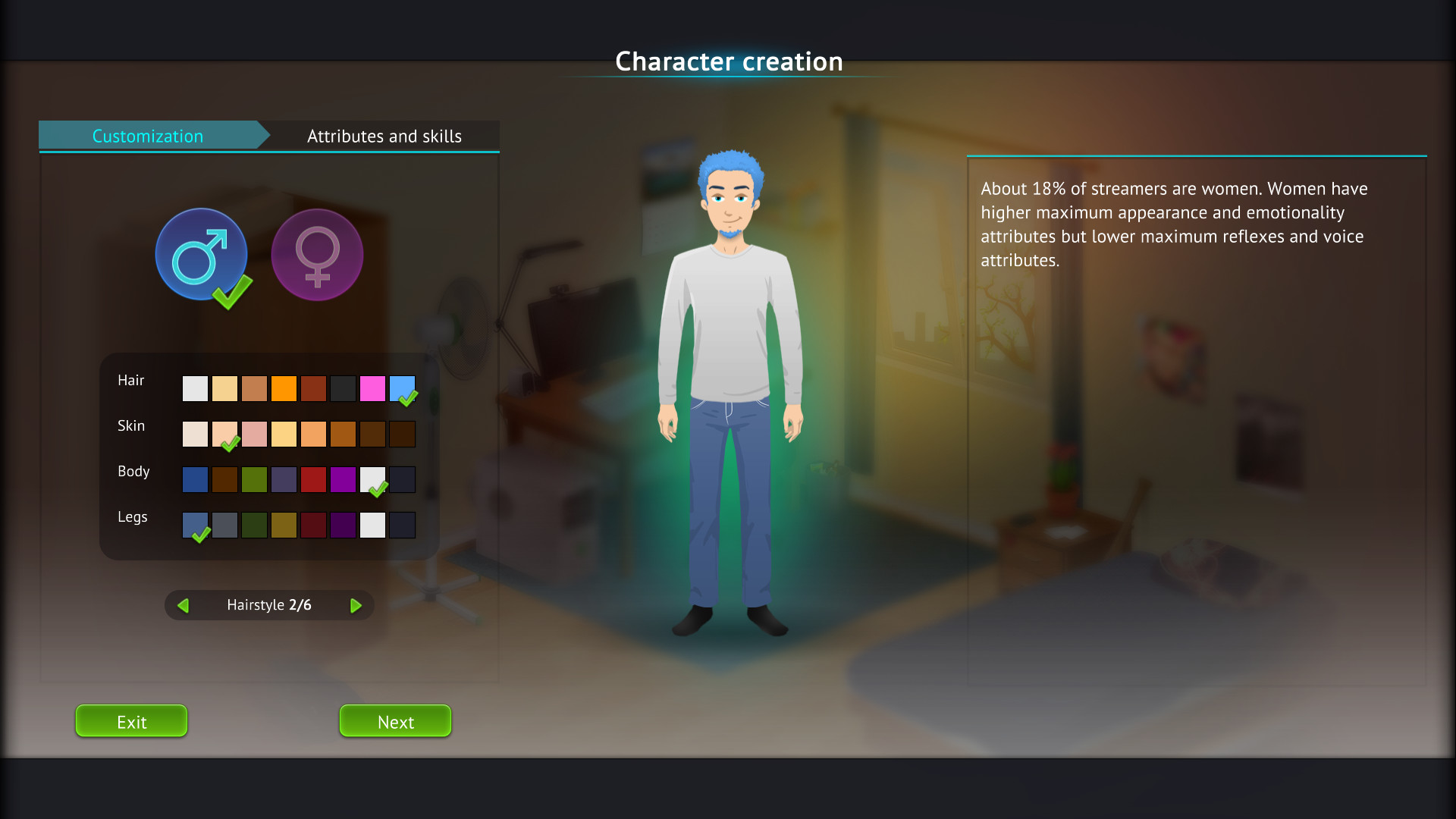 Streamer Life Simulator: Playtime, scores and collections on Steam