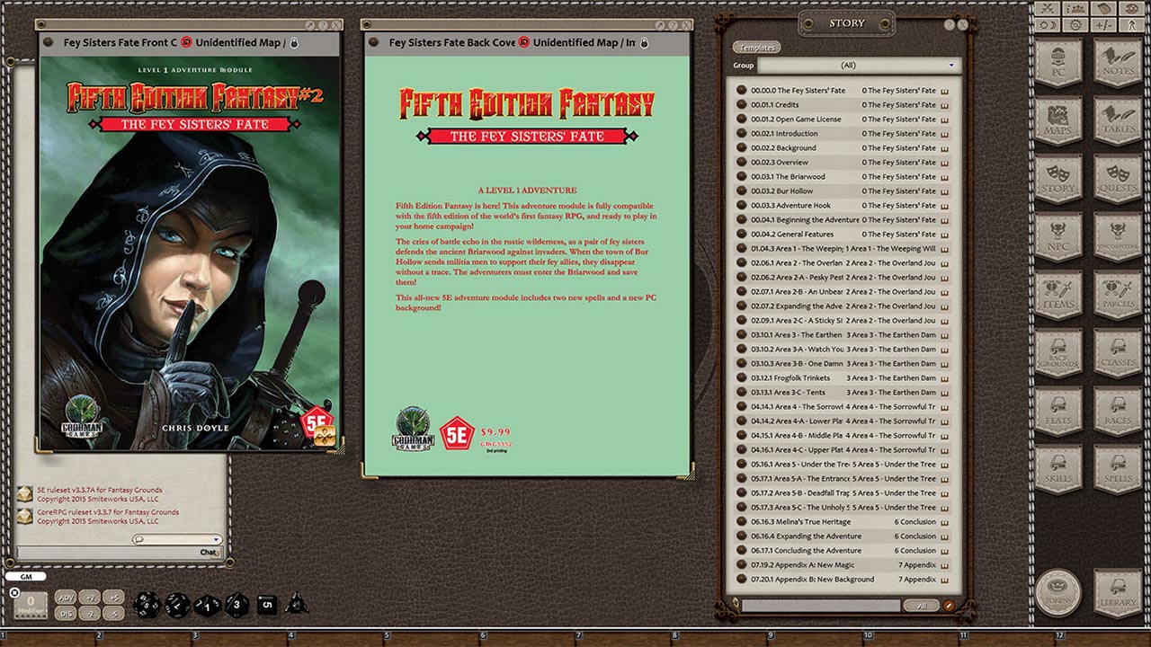 Fantasy Grounds - Fifth Edition Fantasy #2 – The Fey Sisters' Fate (5E) Featured Screenshot #1