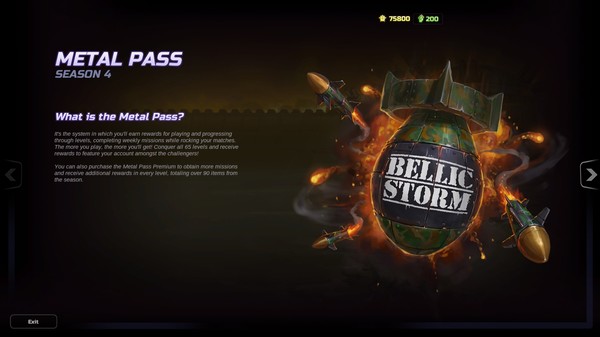скриншот HMM Metal Pass Premium Season 4 + 20 Levels 1