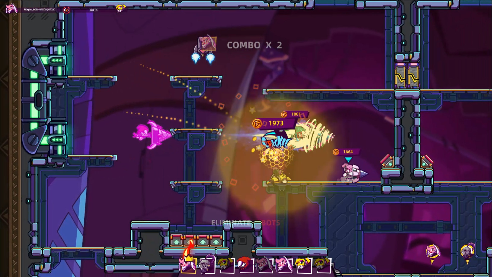 Drill Man Rumble no Steam, combo infinito de rumble 