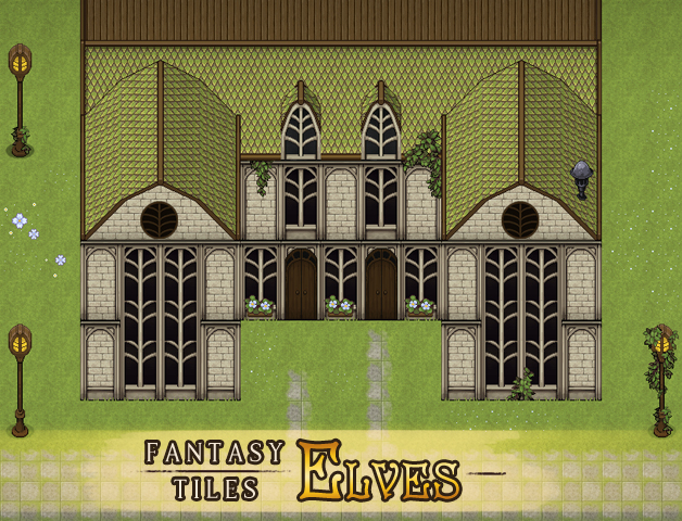RPG Maker MV - Fantasy Tiles - Elves #9