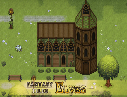 скриншот RPG Maker MV - Fantasy Tiles - Elves 3