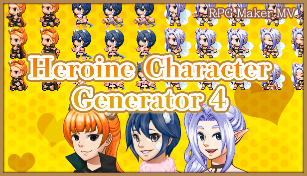 RPG Maker MZ - Heroine Character Generator for MZ on Steam