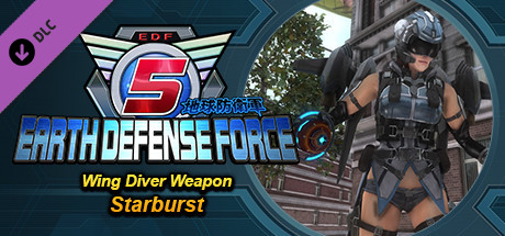 EARTH DEFENSE FORCE 5 - Wing Diver Weapon: Starburst