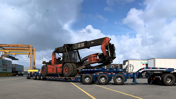 скриншот American Truck Simulator - Forest Machinery 1