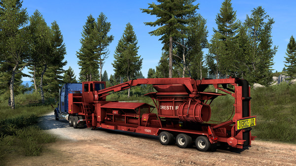 скриншот American Truck Simulator - Forest Machinery 0