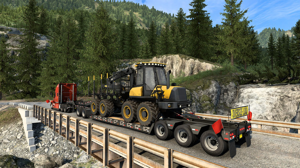 скриншот American Truck Simulator - Forest Machinery 2