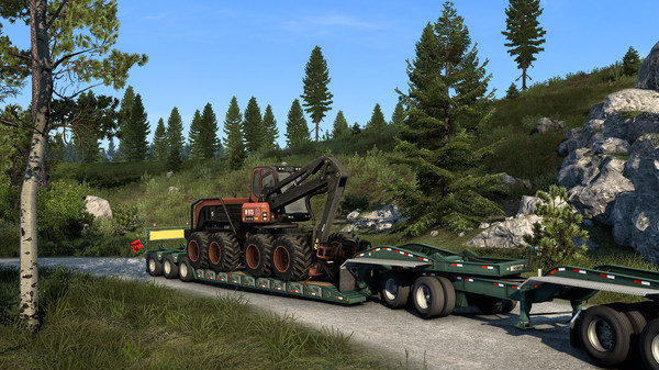 скриншот American Truck Simulator - Forest Machinery 4