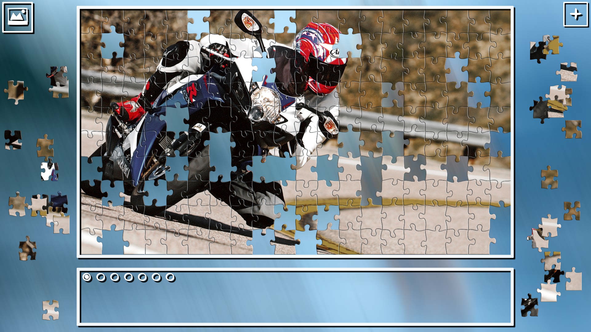 Super Jigsaw Puzzle: Generations - Motorbikes Puzzles Featured Screenshot #1