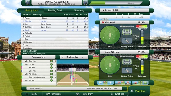 скриншот Cricket Captain 2019 5