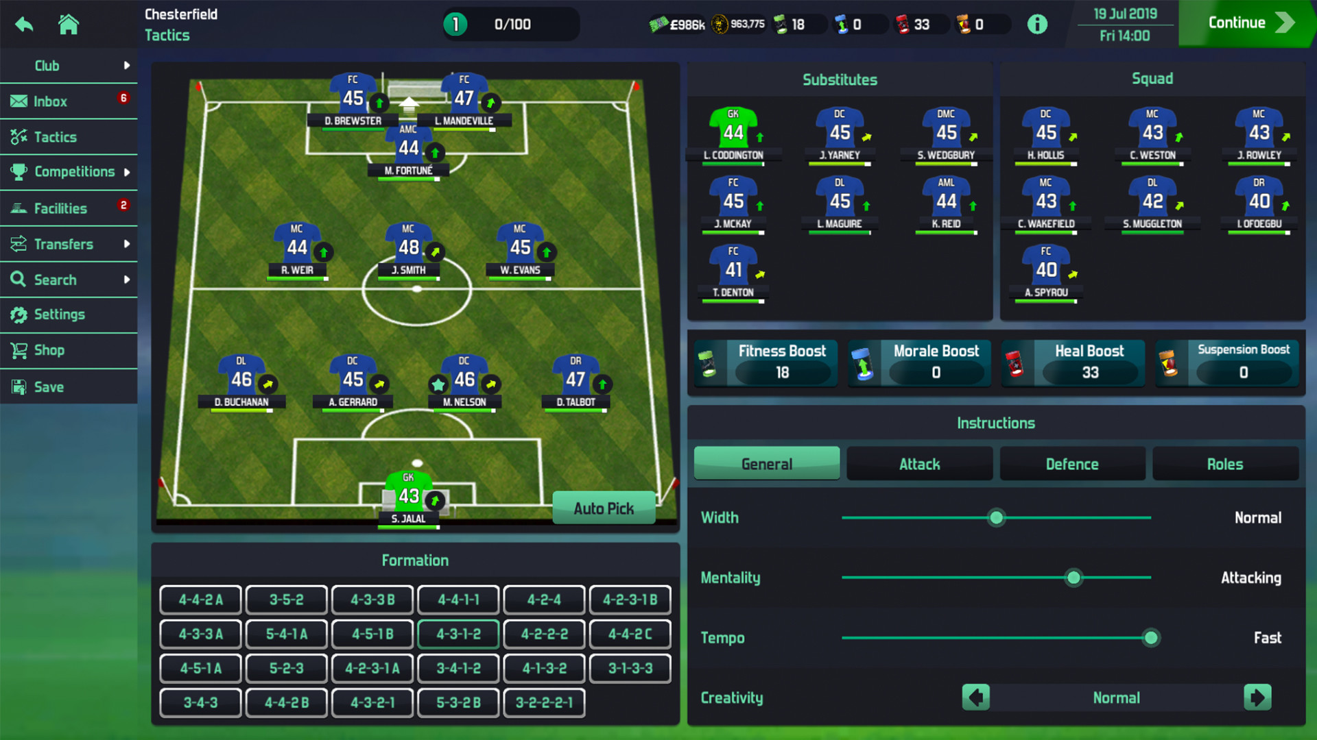 Soccer Manager