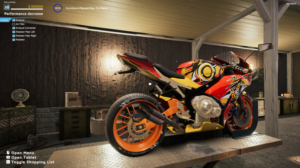 Скриншот №2 к Motorcycle Mechanic Simulator 2021