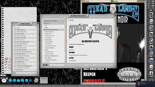 Fantasy Grounds - Deadlands Noir: His Brother's Keeper (Savage Worlds) for steam Fantasy Grounds - Deadlands Noir: His Brother's Keeper (Savage Worlds) for steam
