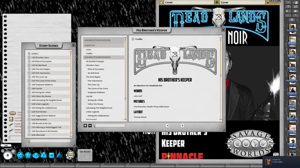 скриншот Fantasy Grounds - Deadlands Noir: His Brother's Keeper (Savage Worlds) 0