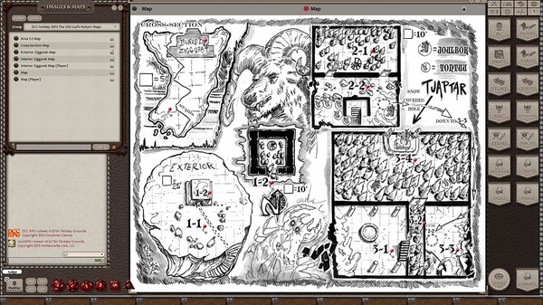 скриншот Fantasy Grounds - Dungeon Crawl Classics 2013 Holiday Module: The Old God's Return (DCC) 4