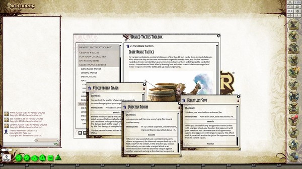 скриншот Fantasy Grounds - Pathfinder Player Companion: Ranged Tactics Toolbox (PFRPG) 1