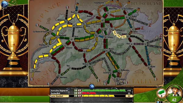 Ticket to Ride - Switzerland for steam