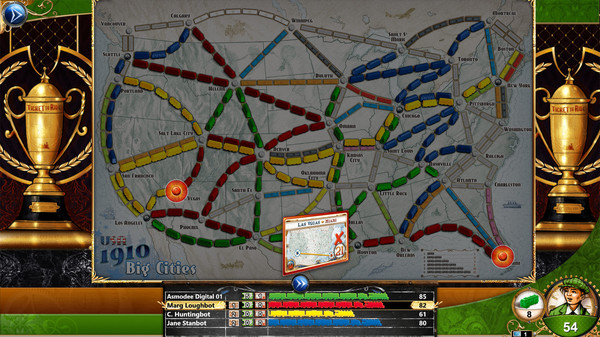 Ticket to Ride - USA 1910 for steam