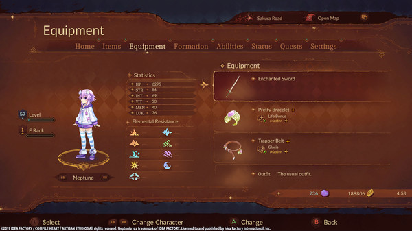 скриншот Super Neptunia RPG - Enchanted Weapon Set 1