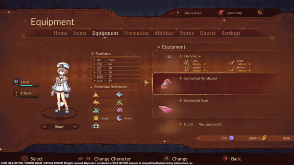скриншот Super Neptunia RPG - [Enchanted Series] Equipment Set 0