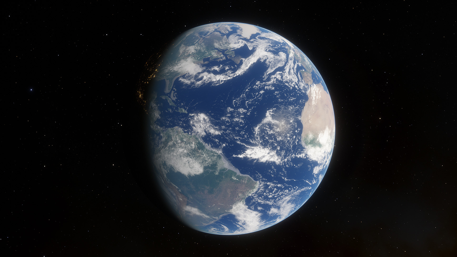 Это DLC для SpaceEngine улучшает разрешение текстур Земли. 