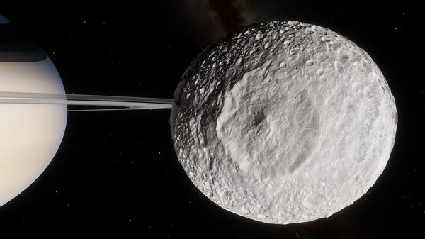 скриншот SpaceEngine - Saturn System HD 3
