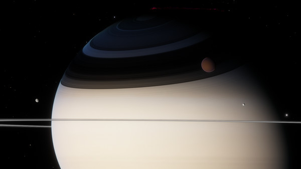 скриншот SpaceEngine - Saturn System HD 2