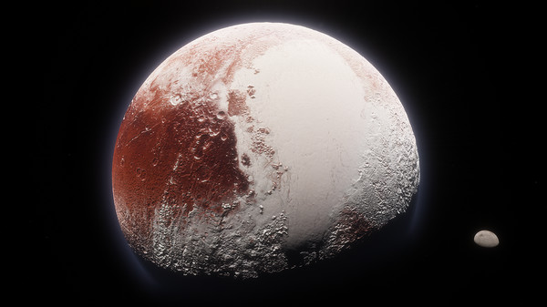 скриншот SpaceEngine - Pluto System HD 2