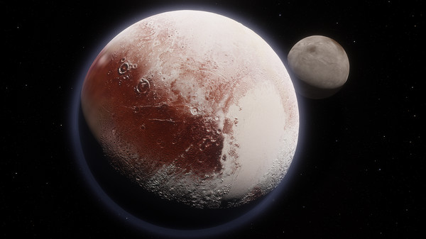 скриншот SpaceEngine - Pluto System HD 0