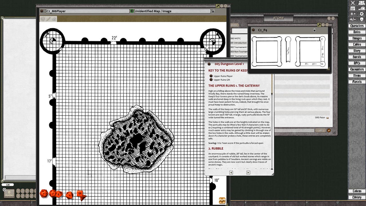 Fantasy Grounds - D&D Classics: C2 The Ghost Tower of Inverness (2E) Featured Screenshot #1