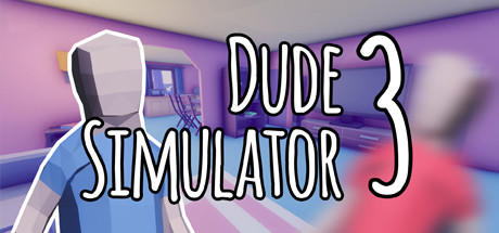 Steam header art for Dude Simulator 3