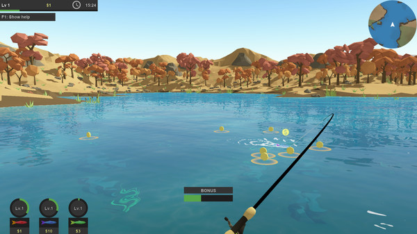 скриншот Poly Fishing 2