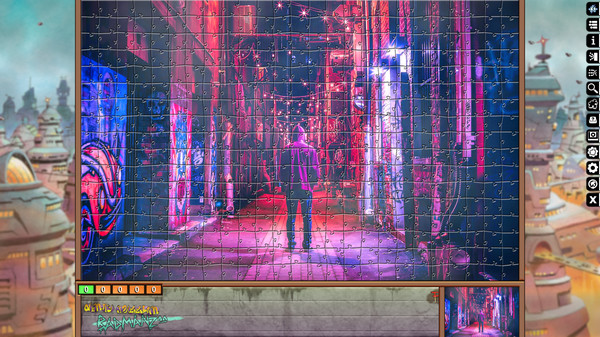 скриншот Jigsaw Puzzle Pack - Pixel Puzzles Ultimate: Cyberpunk 4