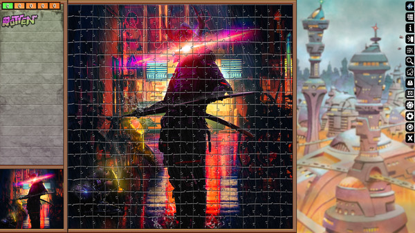 Jigsaw Puzzle Pack - Pixel Puzzles Ultimate: Cyberpunk