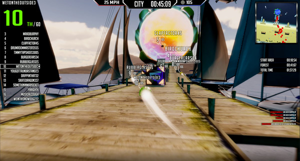 скриншот Crazy Ball Racing 3