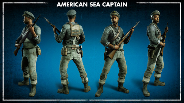 KHAiHOM.com - Zombie Army 4: American Sea Captain Character