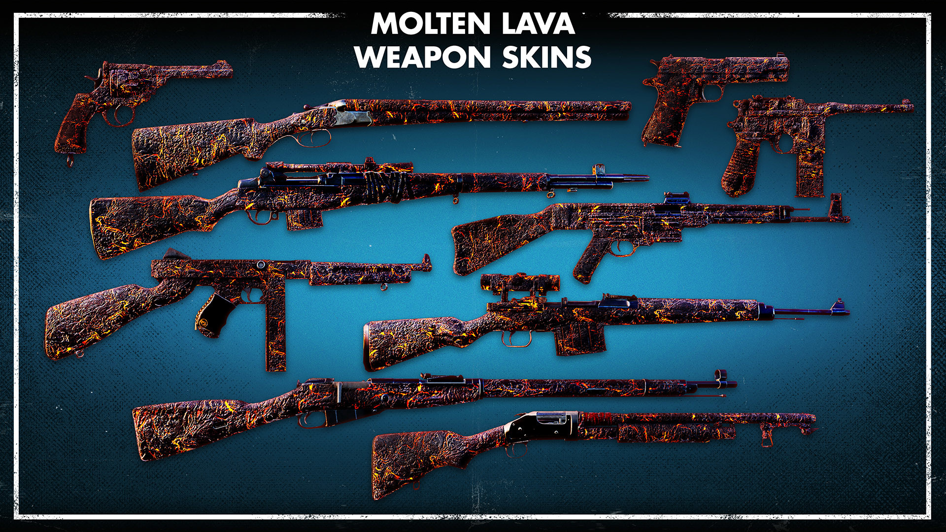 Zombie Army 4: Molten Lava Weapon Skins Featured Screenshot #1