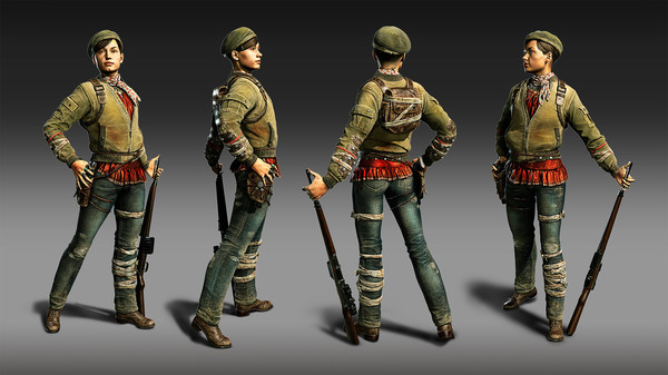KHAiHOM.com - Zombie Army 4: French Resistance Fighter Character